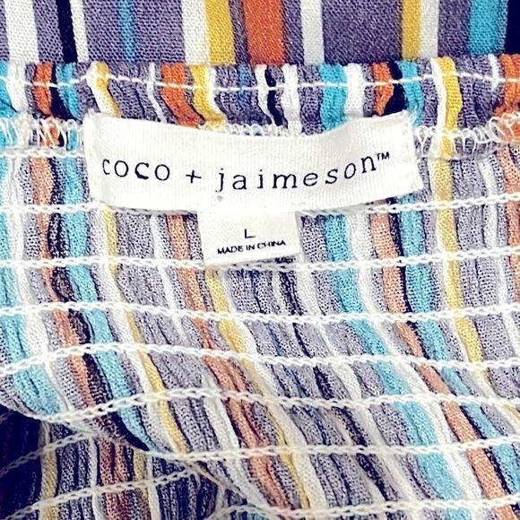 CoCo  jaimeson striped designer dress - Picture 6 of 7